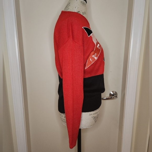 Vintage 80s Franco Valeri knit sweater - Picture 3 of 8